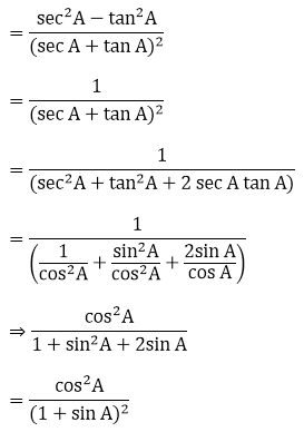 RD Sharma Solutions for Class 10 Maths Chapter 6 Trigonometric Identities