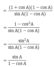 RD Sharma Solutions for Class 10 Maths Chapter 6 Trigonometric Identities