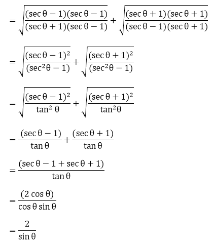 RD Sharma Solutions for Class 10 Maths Chapter 6 Trigonometric Identities