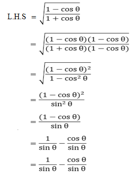 RD Sharma Solutions for Class 10 Maths Chapter 6 Trigonometric Identities
