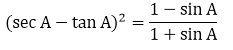 RD Sharma Solutions for Class 10 Maths Chapter 6 Trigonometric Identities