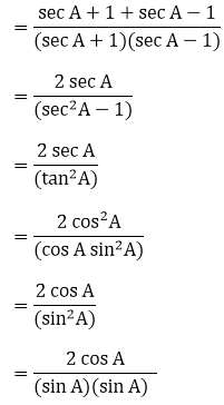 RD Sharma Solutions for Class 10 Maths Chapter 6 Trigonometric Identities