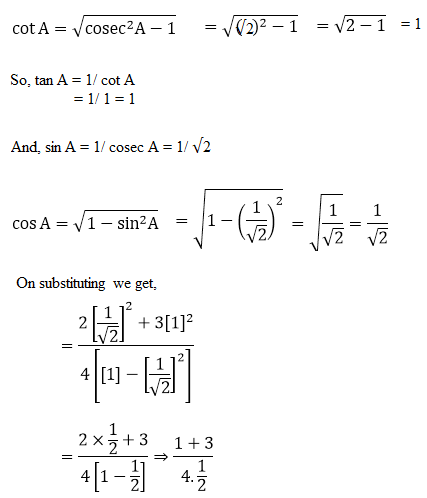 RD Sharma Solutions for Class 10 Maths Chapter 6 Trigonometric Identities