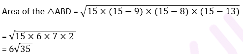RD Sharma Class 9 Maths chapter 12 ex 12.2 question 4 solution