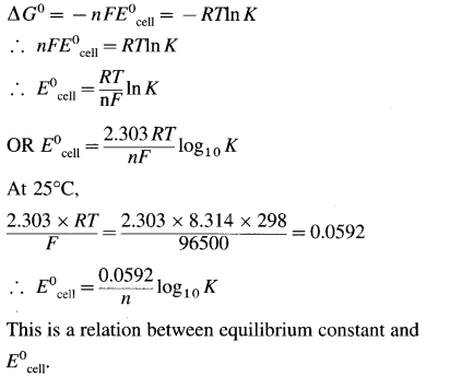 Maharashtra Board Solutions Class 12 Chemistry: Chapter 5- Electrochemistry Question 3.vii