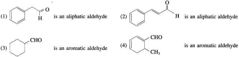 Maharashtra Board Solutions Class 12 Chemistry: Chapter 12- Aldehydes, Ketones and Carboxylic Acids Question 1