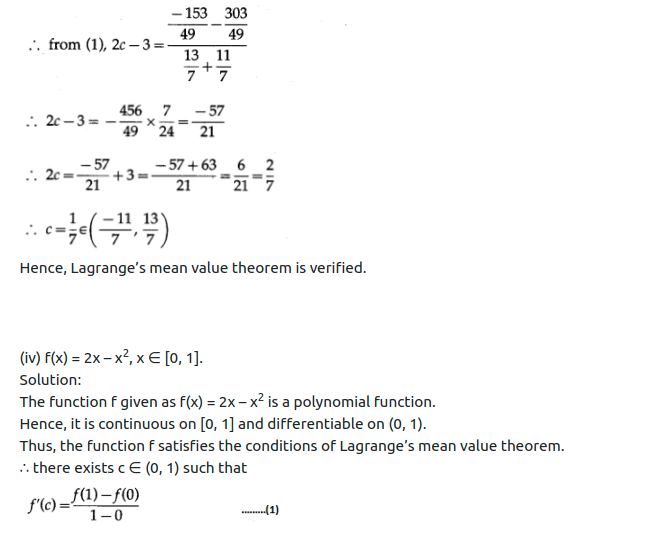 Maharashtra Board Solutions Class 12-Arts & Science Maths (Part 2): Chapter 2- Applications of Derivatives Ex 2.3