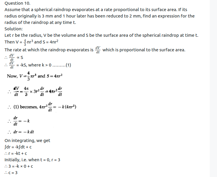 Maharashtra Board Solutions Class 12-Arts & Science Maths (Part 2): Chapter 6- Differential Equations Ex 6.6