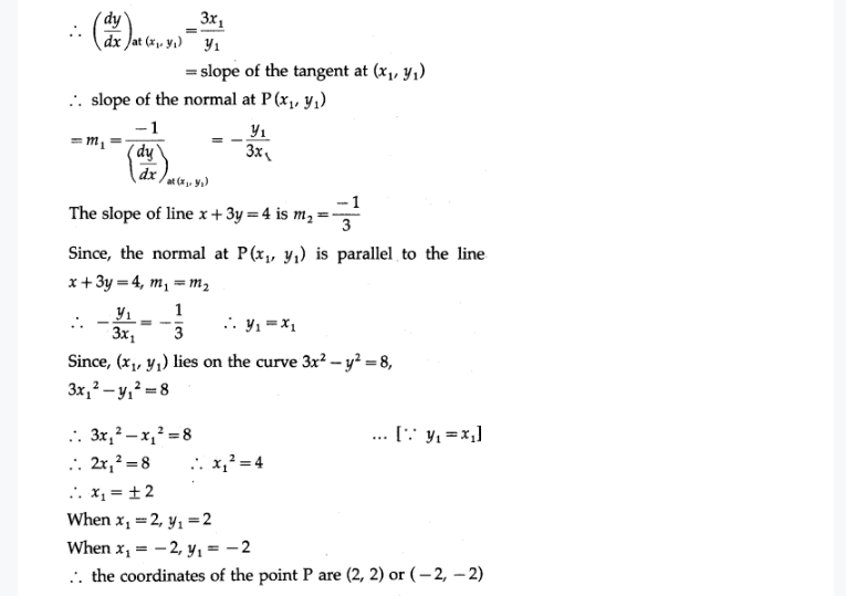Maharashtra Board Solutions Class 12-Arts & Science Maths (Part 2): Chapter 2- Applications of Derivatives Ex 2.1