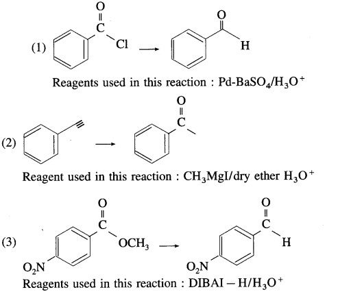 Maharashtra Board Solutions Class 12 Chemistry: Chapter 12- Aldehydes, Ketones and Carboxylic Acids Question 1