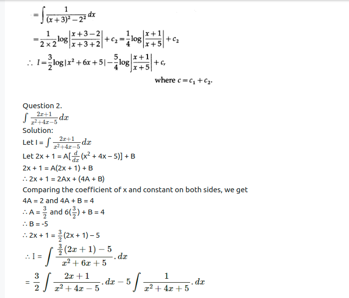 Maharashtra Board Solutions Class 12-Arts & Science Maths (Part 2): Chapter 3- Indefinite Integration Ex 3.2 (C)
