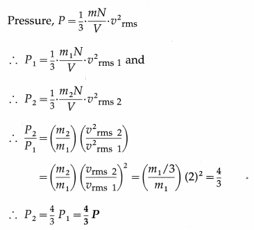 Maharashtra Board Solutions Class 12 Physics: Chapter 3- Kinetic Theory of Gases and Radiation Question 2.13