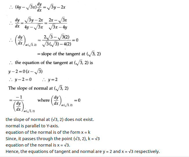 Maharashtra Board Solutions Class 12-Arts & Science Maths (Part 2): Chapter 2- Applications of Derivatives Ex 2.1
