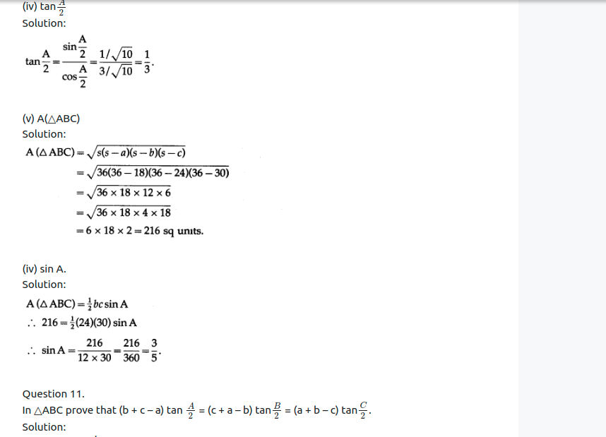 Maharashtra Board Solutions Class 12-Arts & Science Maths (Part 1): Chapter 3- Trigonometric Functions Ex 3.2