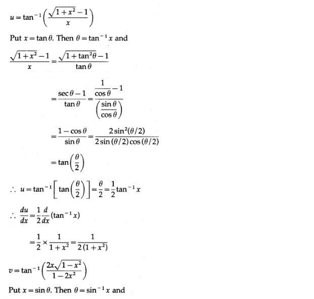 Maharashtra Board Solutions Class 12-Arts & Science Maths (Part 2): Chapter 1- Differentiation Ex 1.4