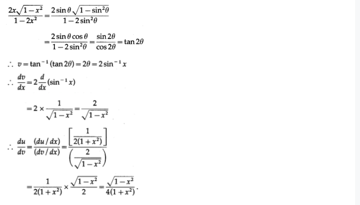 Maharashtra Board Solutions Class 12-Arts & Science Maths (Part 2): Chapter 1- Differentiation Ex 1.4