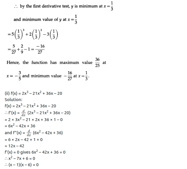 Maharashtra Board Solutions Class 12-Arts & Science Maths (Part 2): Chapter 2- Applications of Derivatives Ex 2.4