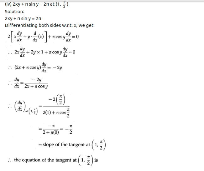 Maharashtra Board Solutions Class 12-Arts & Science Maths (Part 2): Chapter 2- Applications of Derivatives Ex 2.1