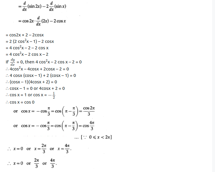 Maharashtra Board Solutions Class 12-Arts & Science Maths (Part 2): Chapter 1- Differentiation Ex 1.1