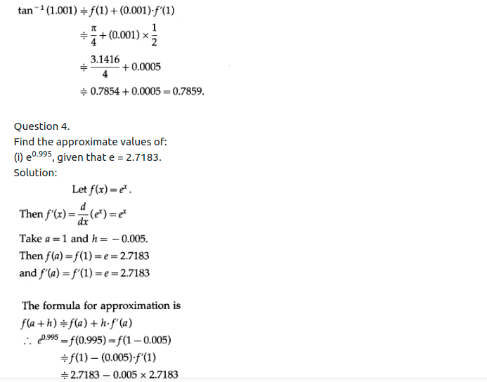 Maharashtra Board Solutions Class 12-Arts & Science Maths (Part 2): Chapter 2- Applications of Derivatives Ex 2.2