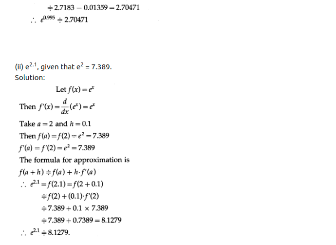 Maharashtra Board Solutions Class 12-Arts & Science Maths (Part 2): Chapter 2- Applications of Derivatives Ex 2.2