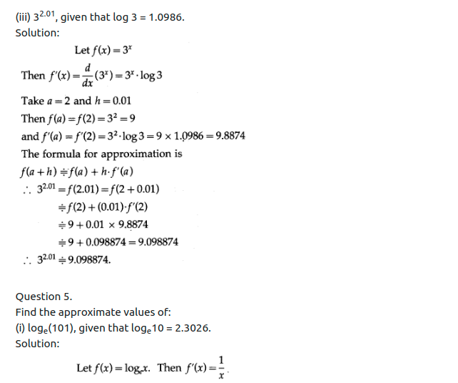 Maharashtra Board Solutions Class 12-Arts & Science Maths (Part 2): Chapter 2- Applications of Derivatives Ex 2.2