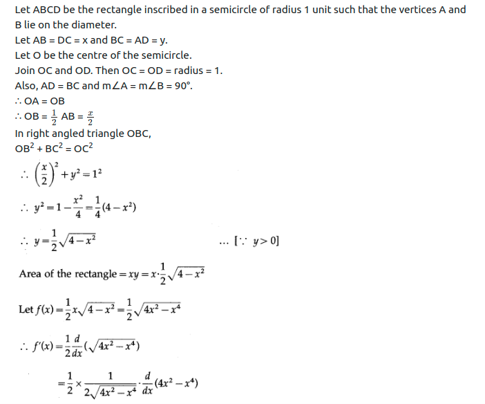 Maharashtra Board Solutions Class 12-Arts & Science Maths (Part 2): Chapter 2- Applications of Derivatives Ex 2.4
