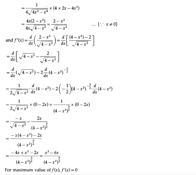 Maharashtra Board Solutions Class 12-Arts & Science Maths (Part 2): Chapter 2- Applications of Derivatives Ex 2.4