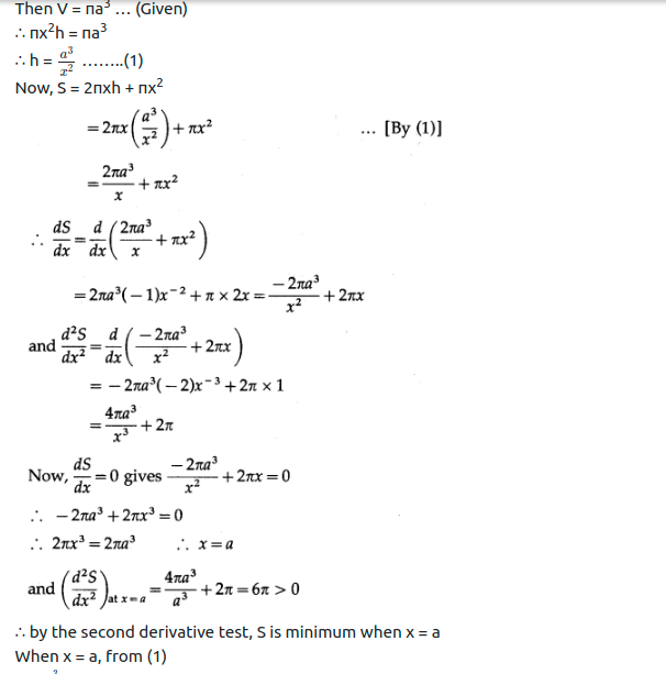 Maharashtra Board Solutions Class 12-Arts & Science Maths (Part 2): Chapter 2- Applications of Derivatives Ex 2.4