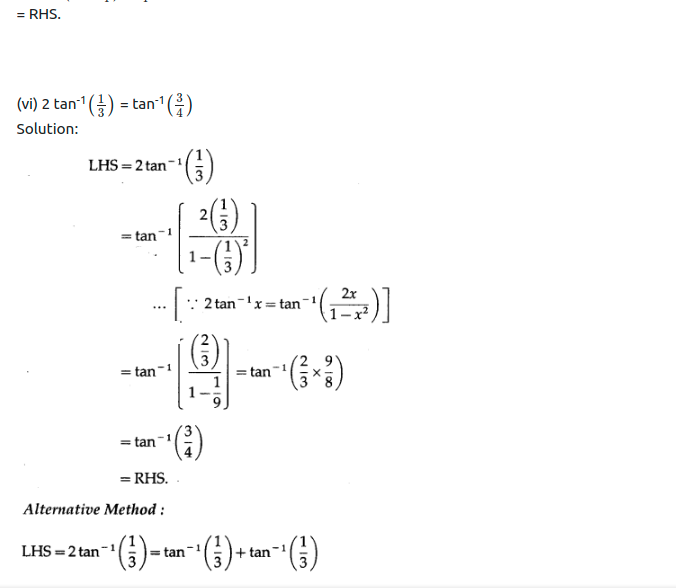 Maharashtra Board Solutions Class 12-Arts & Science Maths (Part 1): Chapter 3- Trigonometric Functions Ex 3.3