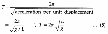Maharashtra Board Solutions Class 12 Physics: Chapter 5- Oscillations Question 2