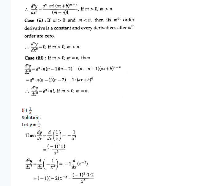 Maharashtra Board Solutions Class 12-Arts & Science Maths (Part 2): Chapter 1- Differentiation Ex 1.5