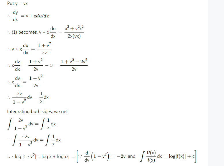 Maharashtra Board Solutions Class 12-Arts & Science Maths (Part 2): Chapter 6- Differential Equations Ex 6.4