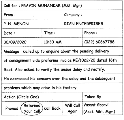 Maharashtra Board Solutions Class 12-English Yuvakbharati (Writing Skills): Chapter 5- Drafting a Virtual Message