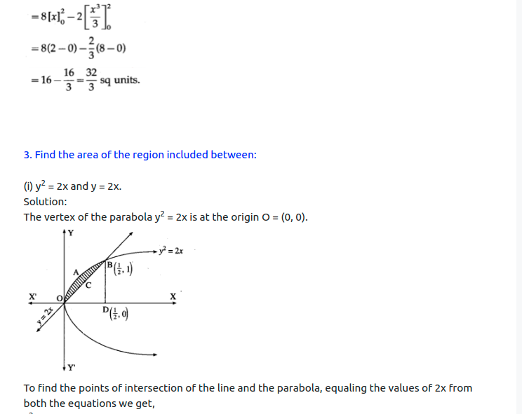 Maharashtra Board Solutions Class 12-Arts & Science Maths (Part 2): Chapter 5- Application of Definite Integration Ex 5.1