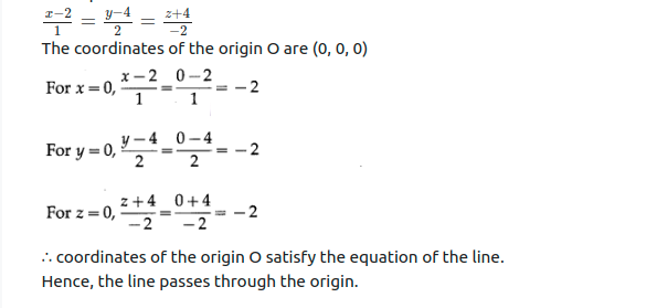 Maharashtra Board Solutions Class 12-Arts & Science Maths (Part 1): Chapter 6- Line and Plane Ex 6.1