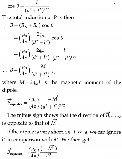 Maharashtra Board Solutions Class 12 Physics: Chapter 10- Magnetic Fields due to Electric Current Question 1