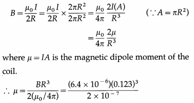 Maharashtra Board Solutions Class 12 Physics: Chapter 10- Magnetic Fields due to Electric Current Question 10