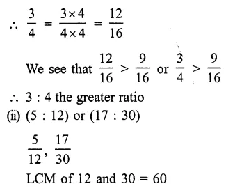 RS Aggarwal Solutions for Class 6 Maths Chapter 10–Ratio, Proportion and Unitary Method Ex 10A Question 19