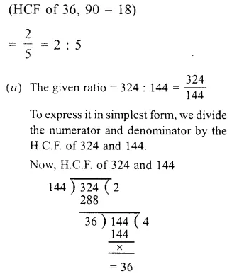 RS Aggarwal Solutions for Class 6 Maths Chapter 10–Ratio, Proportion and Unitary Method Ex 10A Question 2
