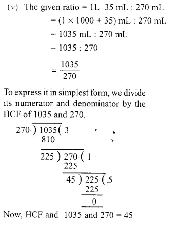 RS Aggarwal Solutions for Class 6 Maths Chapter 10–Ratio, Proportion and Unitary Method Ex 10A Question 3