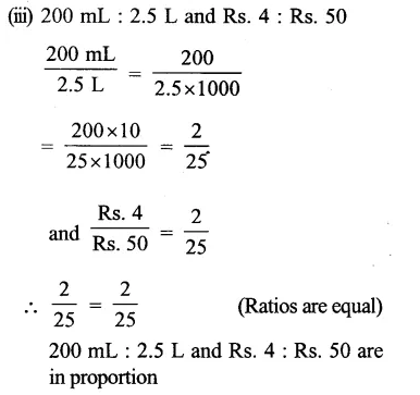 RS Aggarwal Solutions for Class 6 Maths Chapter 10–Ratio, Proportion and Unitary Method Ex 10B Question 5