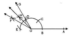 RS Aggarwal Solutions for Class 6 Maths Chapter 14–Constructions (Using Ruler and a Pairs of Compasses) Ex 14B Question 4
