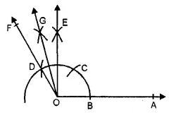 RS Aggarwal Solutions for Class 6 Maths Chapter 14–Constructions (Using Ruler and a Pairs of Compasses) Ex 14B Question 4