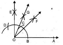 RS Aggarwal Solutions for Class 6 Maths Chapter 14–Constructions (Using Ruler and a Pairs of Compasses) Ex 14B Question 4