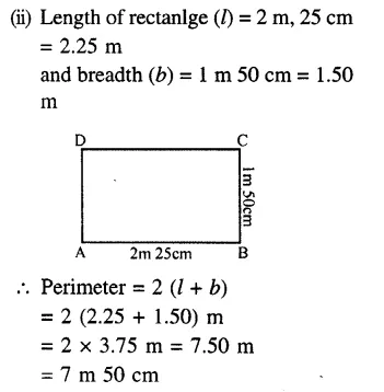 RS Aggarwal Solutions for Class 6 Maths Chapter 21–Concept of Perimeter and Area Ex 21A Question 1