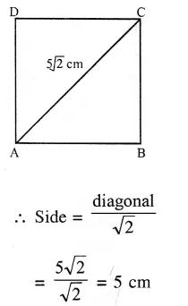 RS Aggarwal Solutions for Class 6 Maths Chapter 21–Concept of Perimeter and Area Ex 21D Question 15