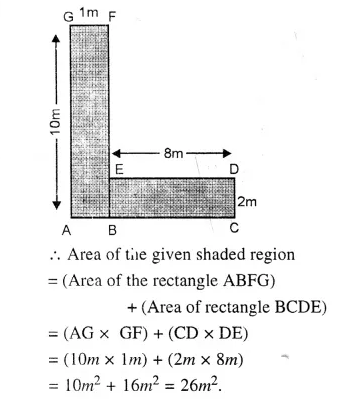 RS Aggarwal Solutions for Class 6 Maths Chapter 21–Concept of Perimeter and Area Ex 21D Question 16