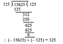 RS Aggarwal Solutions for Class 6 Maths Chapter 4–Integers Ex 4E Question 1