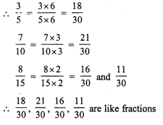 RS Aggarwal Solutions for Class 6 Maths Chapter 5–Fractions Ex 5CD Question 2